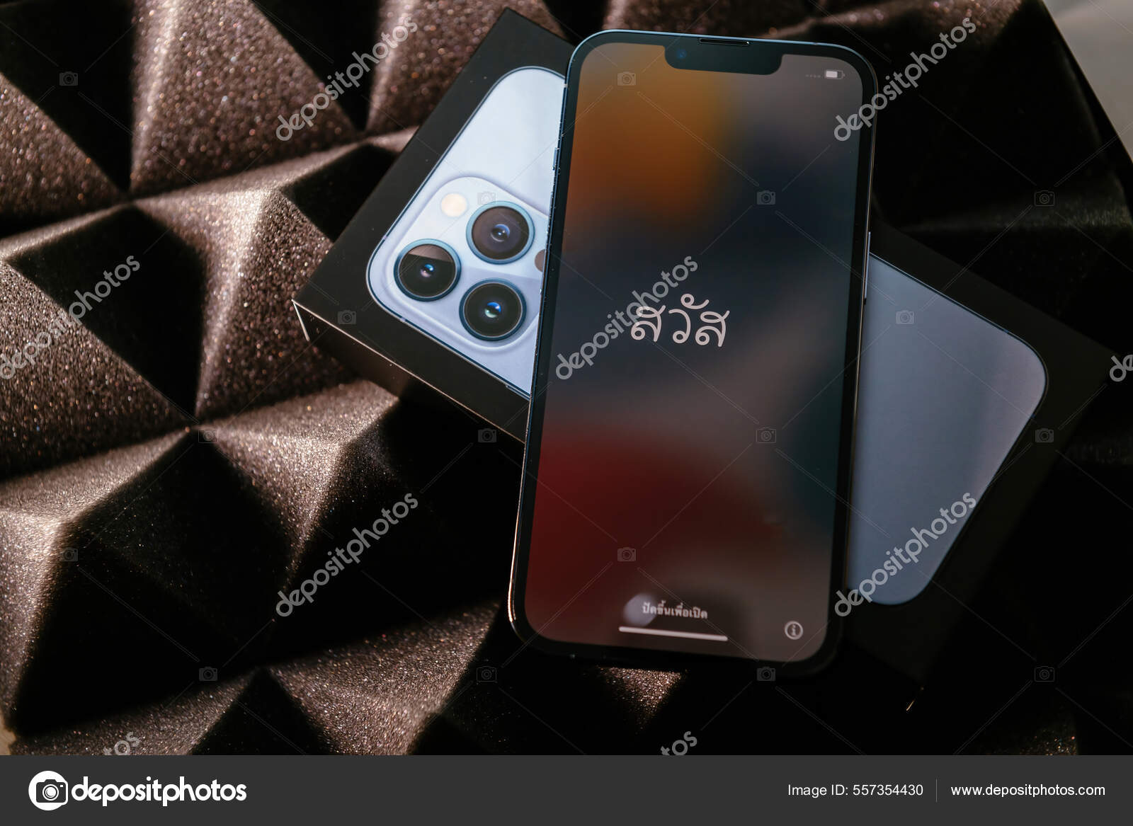 Unboxing of new iPhone 13 Pro Max Sierra Blue new color on tech background  – Stock Editorial Photo © ifeelstock #557354430